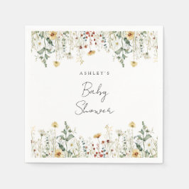 Guardanapo De Papel Chá de fraldas de Campo de Flor Selvagem de Verão