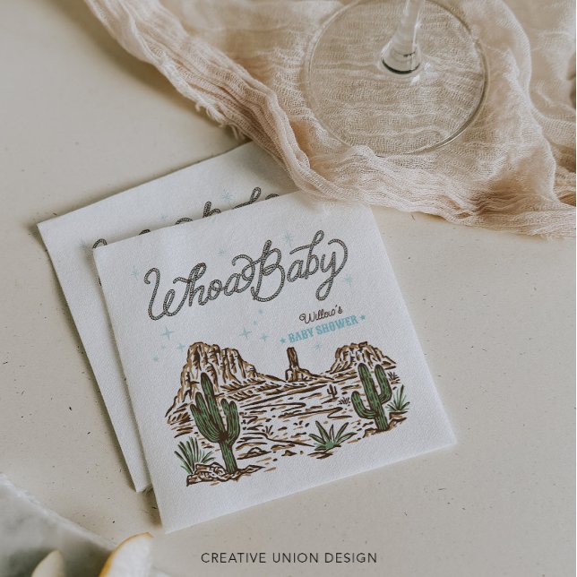 Guardanapo De Papel Chá de fraldas de caubói ocidental (Criador carregado)