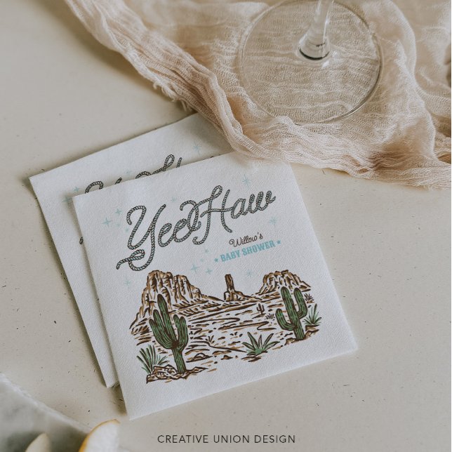 Guardanapo De Papel Chá de fraldas de caubói ocidental (Criador carregado)