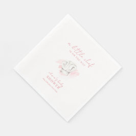 Guardanapo De Papel Chá de fraldas de Chef Moderno e Simples Rosa