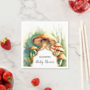 Guardanapo De Papel Chá de fraldas de Cogumelo Mágico Boho