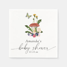 Guardanapo De Papel Chá de fraldas de cogumelos