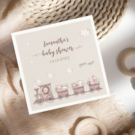 Guardanapo De Papel Chá de fraldas de Comboios Safari