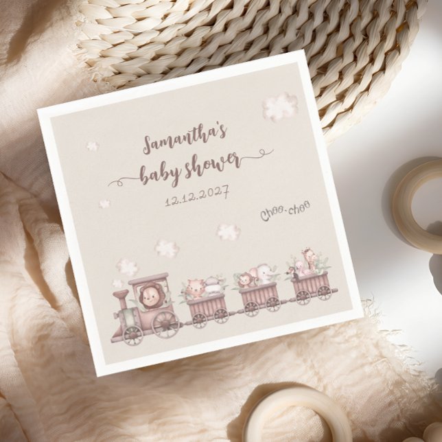 Guardanapo De Papel Chá de fraldas de Comboios Safari (Criador carregado)