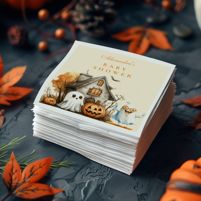 Guardanapo De Papel Chá de fraldas de Dia das Bruxas (Criador carregado)