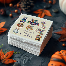 Guardanapo De Papel Chá de fraldas de Dia das Bruxas de Animais Quimso