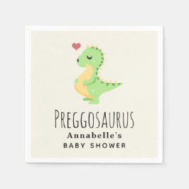Guardanapo De Papel Chá de fraldas de Dinossauro Cute Preggosaurus