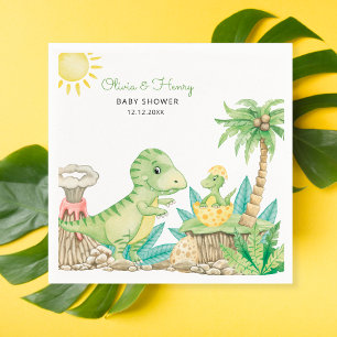Guardanapo De Papel Chá de fraldas de Dinossauro Gelado