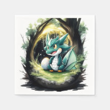 Chá de fraldas de Dragão Encantador