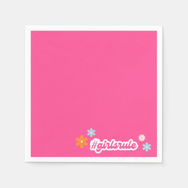 Guardanapo De Papel Chá de fraldas de energia da GroovGirl Napkins (Frente)