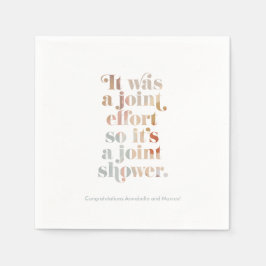 Guardanapo De Papel Chá de fraldas de esforço conjunto Napkins