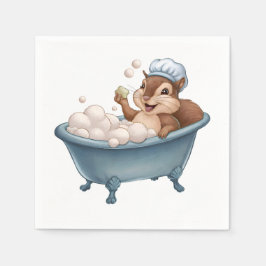 Guardanapo De Papel Chá de fraldas de Esquilo Retroativo