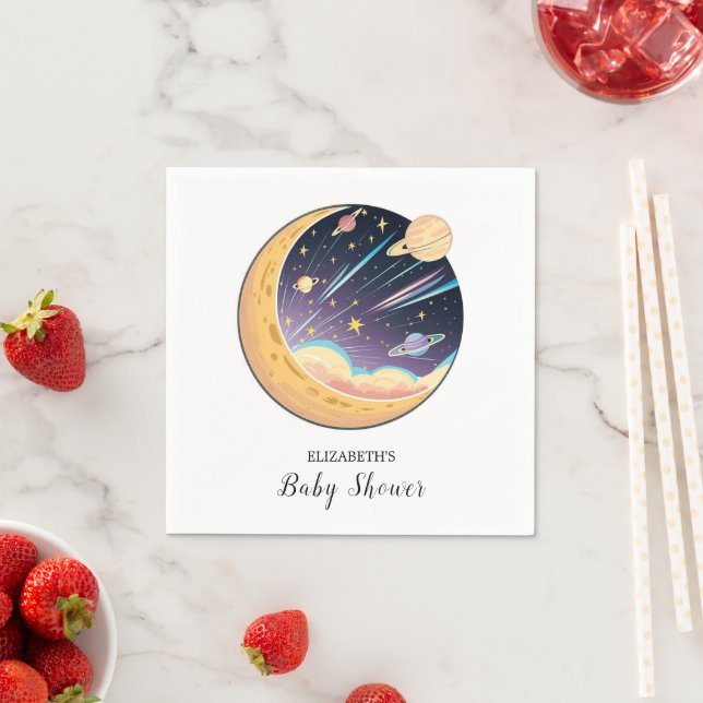 Guardanapo De Papel Chá de fraldas de Estrelas Simples Twinkle (Insitu)