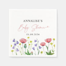 Chá de fraldas de flor selvagem