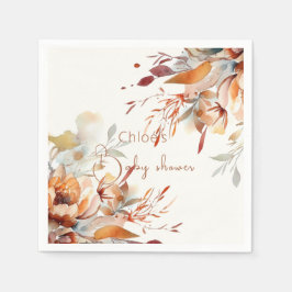 Guardanapo De Papel chá de fraldas de flores silvestres