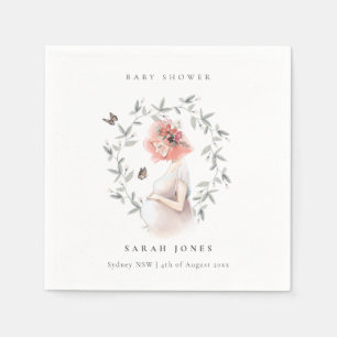 Guardanapo De Papel Chá de fraldas de Folhagem para Mulheres Esperante