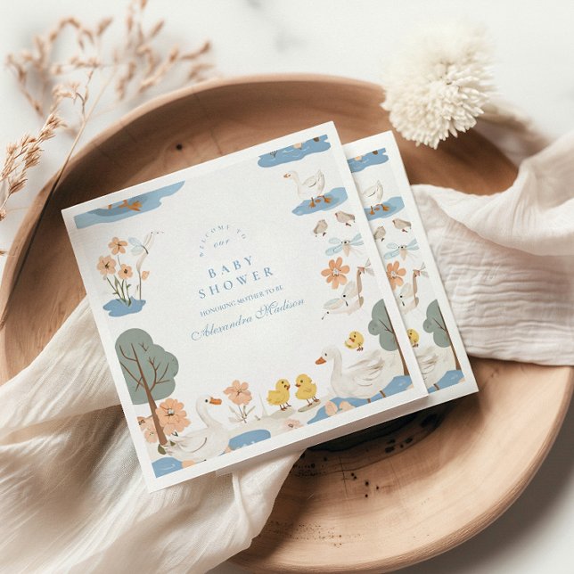 Guardanapo De Papel Chá de fraldas de Ganso bobo (Criador carregado)