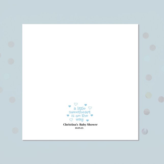 Guardanapo De Papel Chá de fraldas de Garoto Azul Bonito Napkins (Criador carregado)