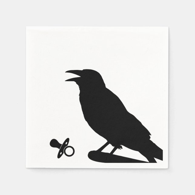 Guardanapo De Papel Chá de fraldas de gótico (Frente)