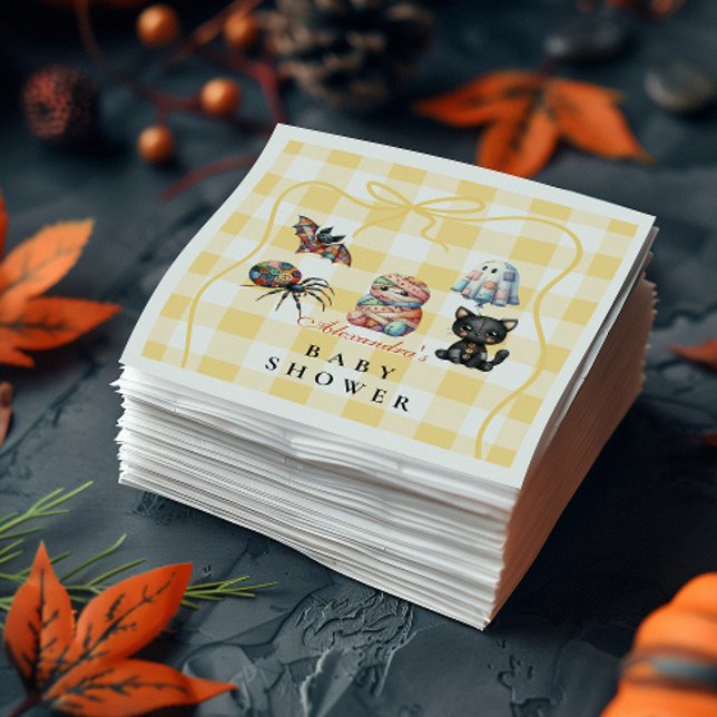 Guardanapo De Papel Chá de fraldas de Halloween de Patchwork (Criador carregado)