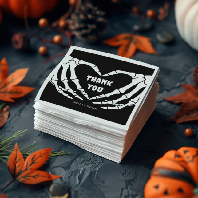 Guardanapo De Papel Chá de fraldas de Halloween Gótico (Criador carregado)