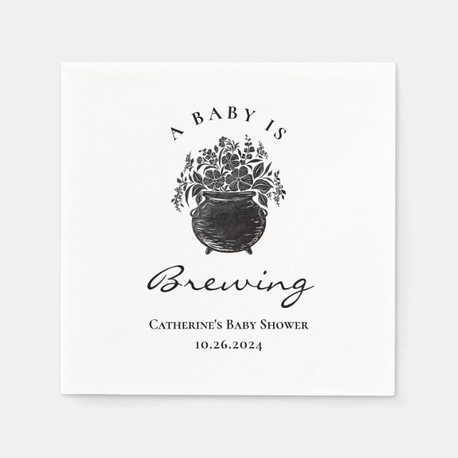 Guardanapo De Papel Chá de fraldas de Halloween Napkins (Frente)