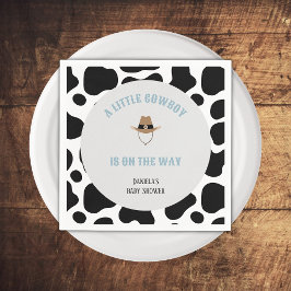 Guardanapo De Papel Chá de fraldas de Impressão de Vaca Rodeo Ocidenta