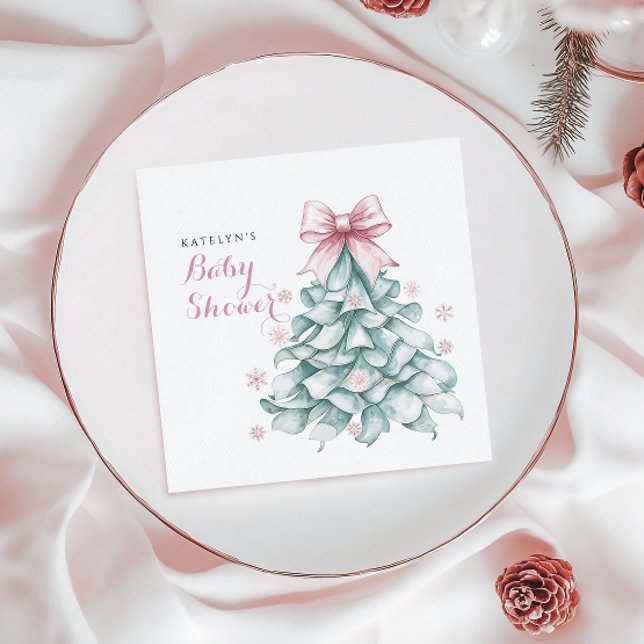 Guardanapo De Papel Chá de fraldas de inverno de Natal (Criador carregado)