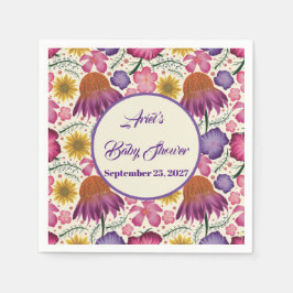 Guardanapo De Papel Chá de fraldas de Jardim Personalizado de Flores S