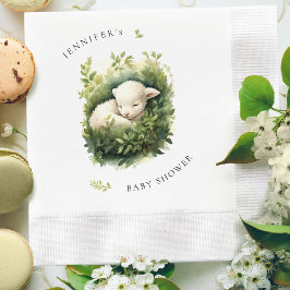 Guardanapo De Papel Chá de fraldas de Lâmpada Dormindo Aquarela
