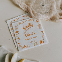 Chá de fraldas de legumes cultivados localmente