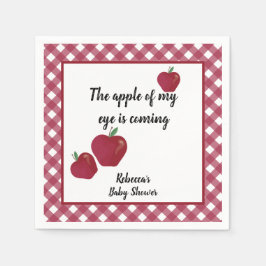 Guardanapo De Papel Chá de fraldas de maçã vermelha