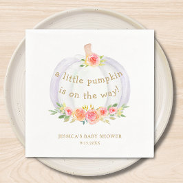 Guardanapo De Papel Chá de fraldas de Meninas de Abóbora de Queda