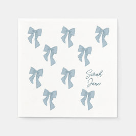 Guardanapo De Papel Chá de fraldas de menino com arco