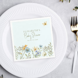 Guardanapo De Papel Chá de fraldas de menino personalizado boho primav