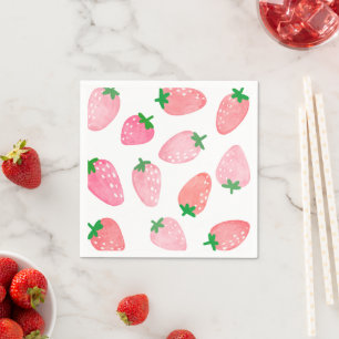 Guardanapo De Papel Chá de fraldas de morango