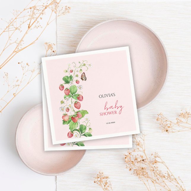 Guardanapo De Papel Chá de fraldas de morango (Criador carregado)