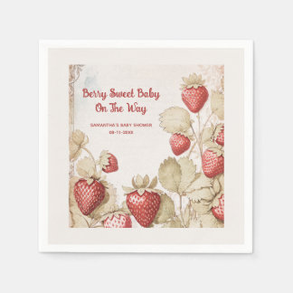 Guardanapo De Papel Chá de fraldas de morango Berry Sweet