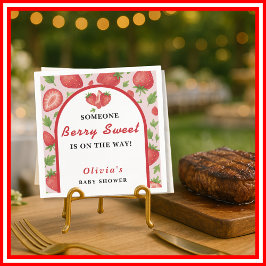 Guardanapo De Papel Chá de fraldas de morango Berry Sweet