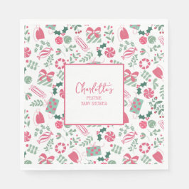 Guardanapo De Papel Chá de fraldas de Natal Festivo