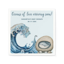 Chá de fraldas de Oceano de Praia