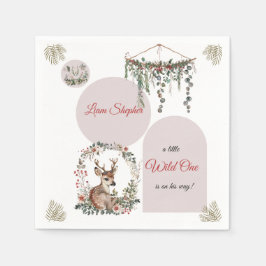 Guardanapo De Papel Chá de fraldas de paisagem vegetal personalizável