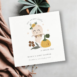 Guardanapo De Papel Chá de fraldas de Pequeno Boo  do Fantasma Azul