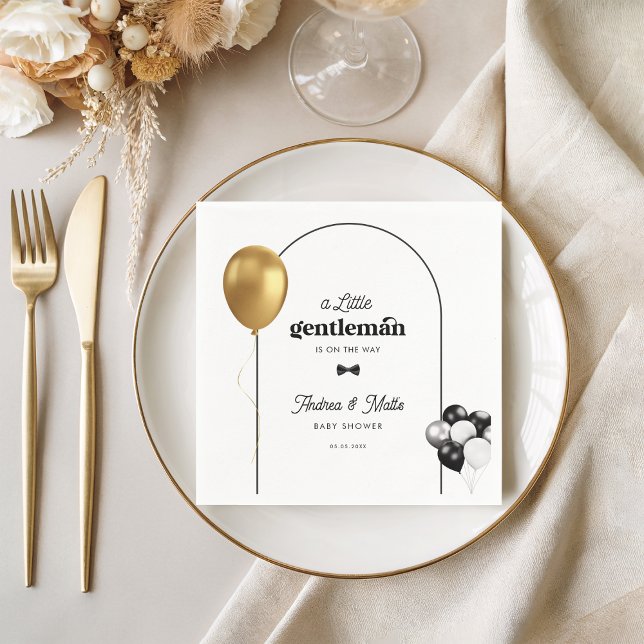 Guardanapo De Papel Chá de fraldas de Rapaz dos Balões dos Cavalos Ret (Criador carregado)