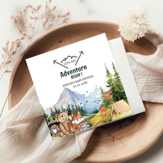 Guardanapo De Papel Chá de fraldas de risco de animais florestais (Criador carregado)