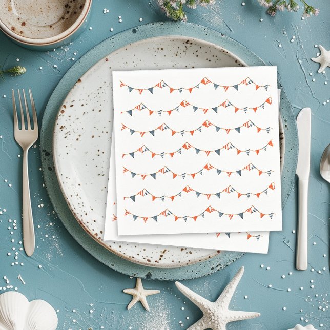 Guardanapo De Papel Chá de fraldas de Sinalizadores Náuticos (Criador carregado)