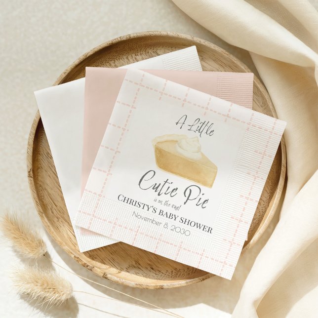 Guardanapo De Papel Chá de fraldas de tartes Cutie Napkins - Mesa de f (Criador carregado)