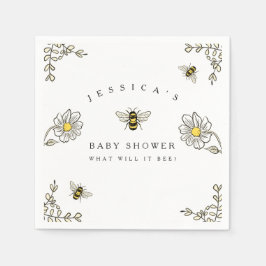 Guardanapo De Papel Chá de fraldas de Tema de Bumble Bee