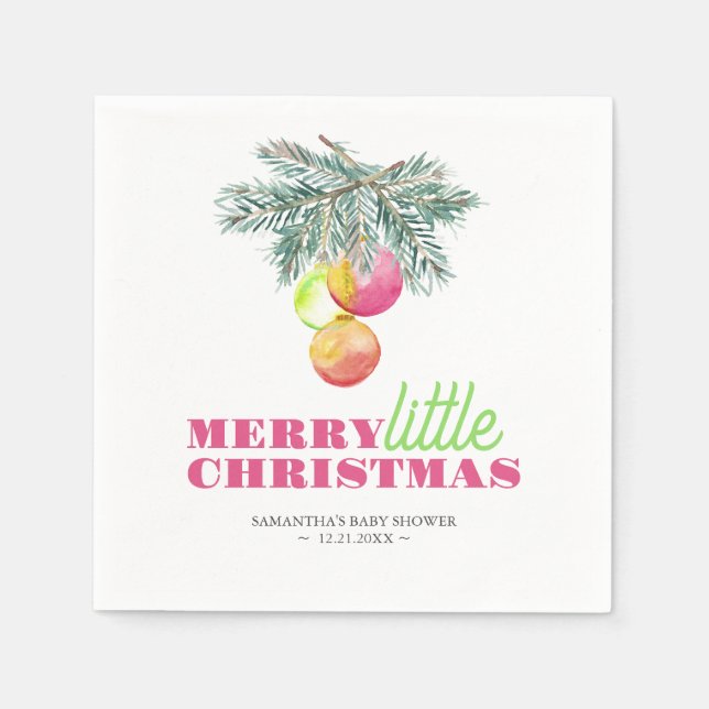 Guardanapo De Papel Chá de fraldas de Tema de Natal Napkins (Frente)