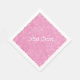 Guardanapo De Papel Chá de fraldas de Texto Personalizado de Cor de Ág